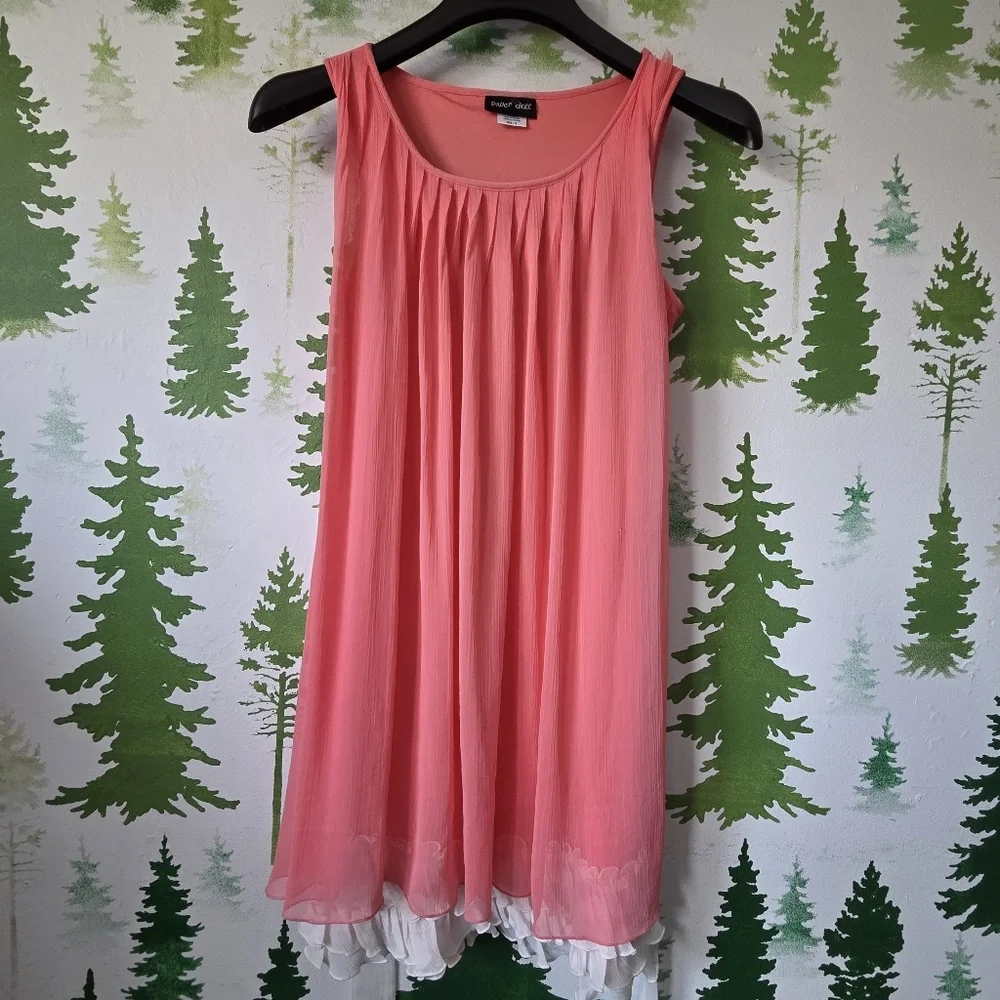Girl's Paper Doll Layered Ruffle Dress - Picture 1 of 8